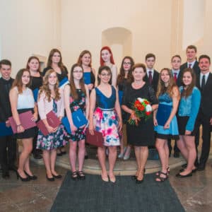 4. A maturanti Předávání maturitních vysvědčení 4. A