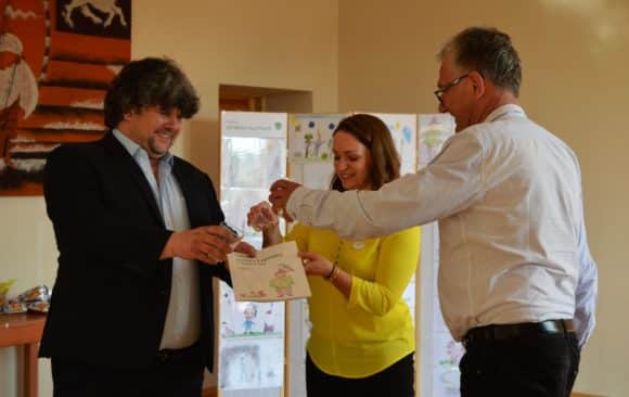 02_Orsulak-Poslova-Kratochvil_krest Křest nové dětské knihy s názvem Pohádky skřítka Lapišišky z Tiských skal