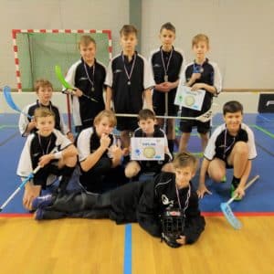 Druhé místo mladších žáků ve florbale