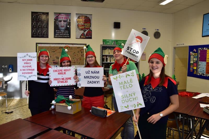 GymkAdvent_29 Advent byl na kadaňském gymnáziu letos blažený