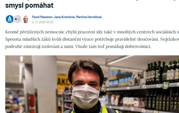 Prostě je v tom nemůžeme nechat, shodují se. Příběhy lidí, kterým dává smysl pomáhat