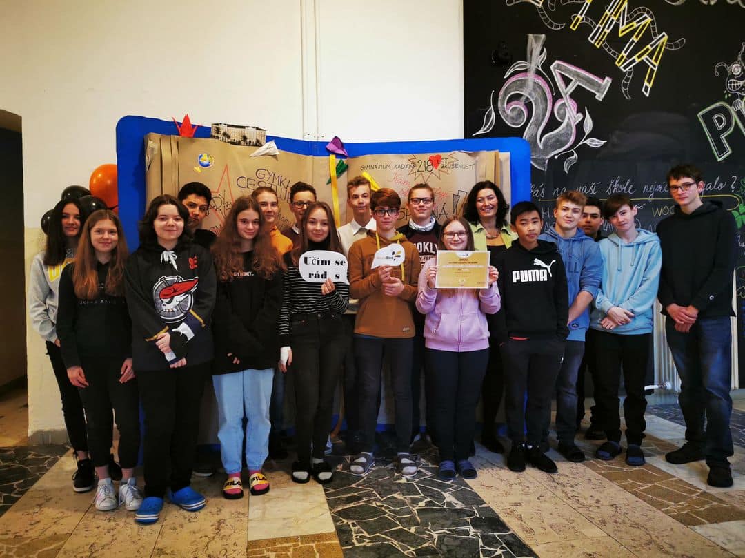 WocaBee Gymnazisti z Kadaně vyhráli krajskou jazykovou soutěž a naučili se 191 slovíček