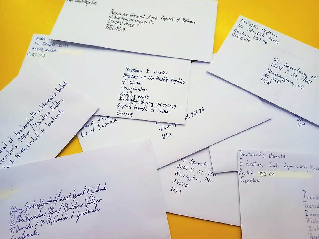 Maraton psaní dopisů v GymKa provedení 02 JAK JSME PSALI DO ČÍNY, EGYPTA NEBO NA UKRAJINU aneb Maraton psaní dopisů v GymKa provedení