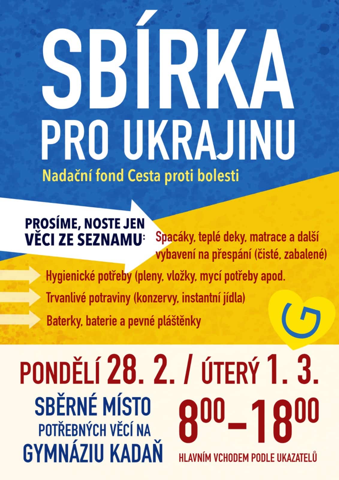 Sbírka pro Ukrajinu Pomoc Ukrajině