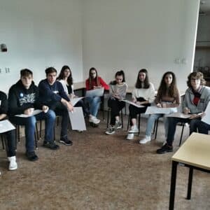 Mentoři z Gymka na MFF UK