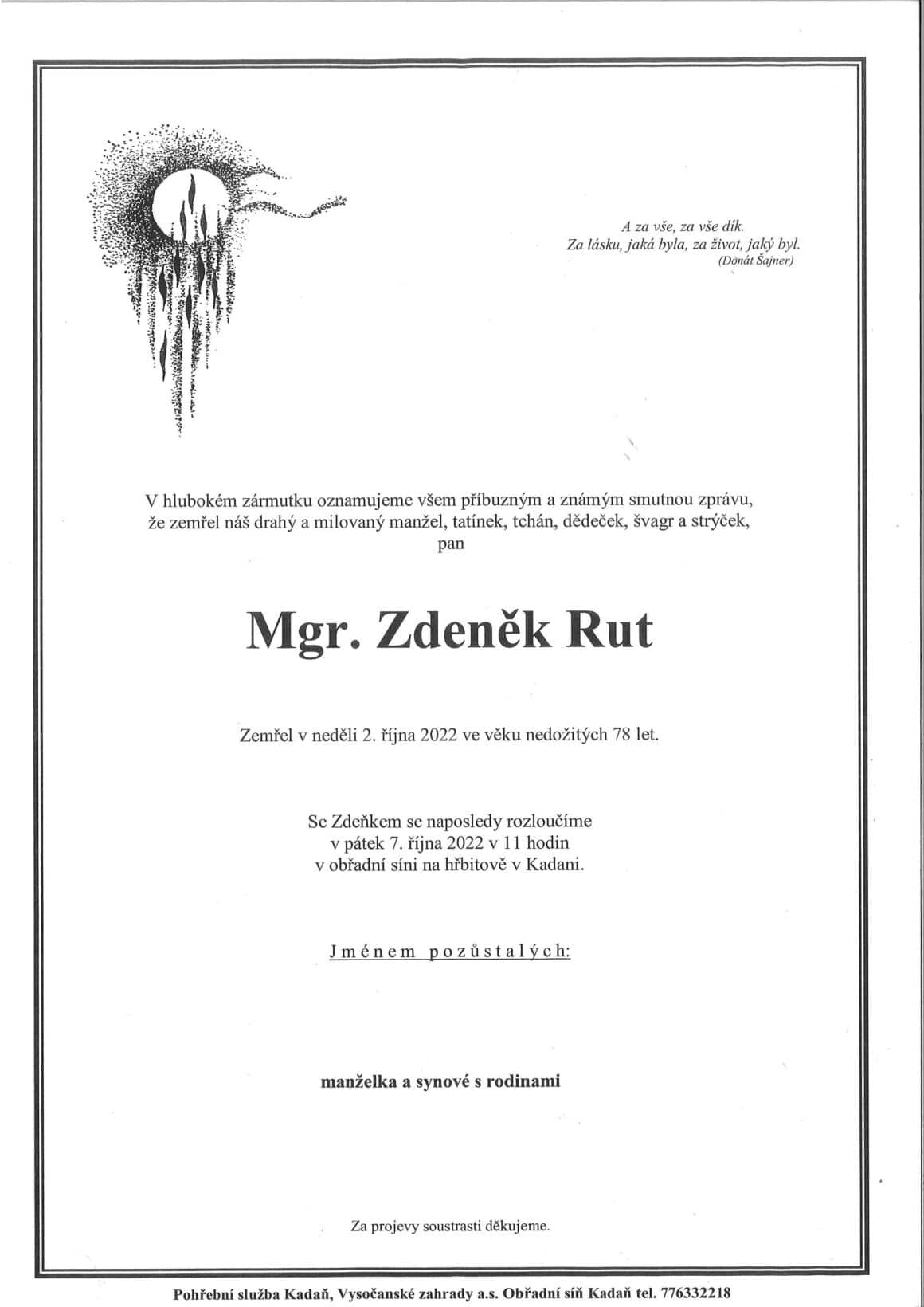 Zdeněk Rut Zdeněk Rut