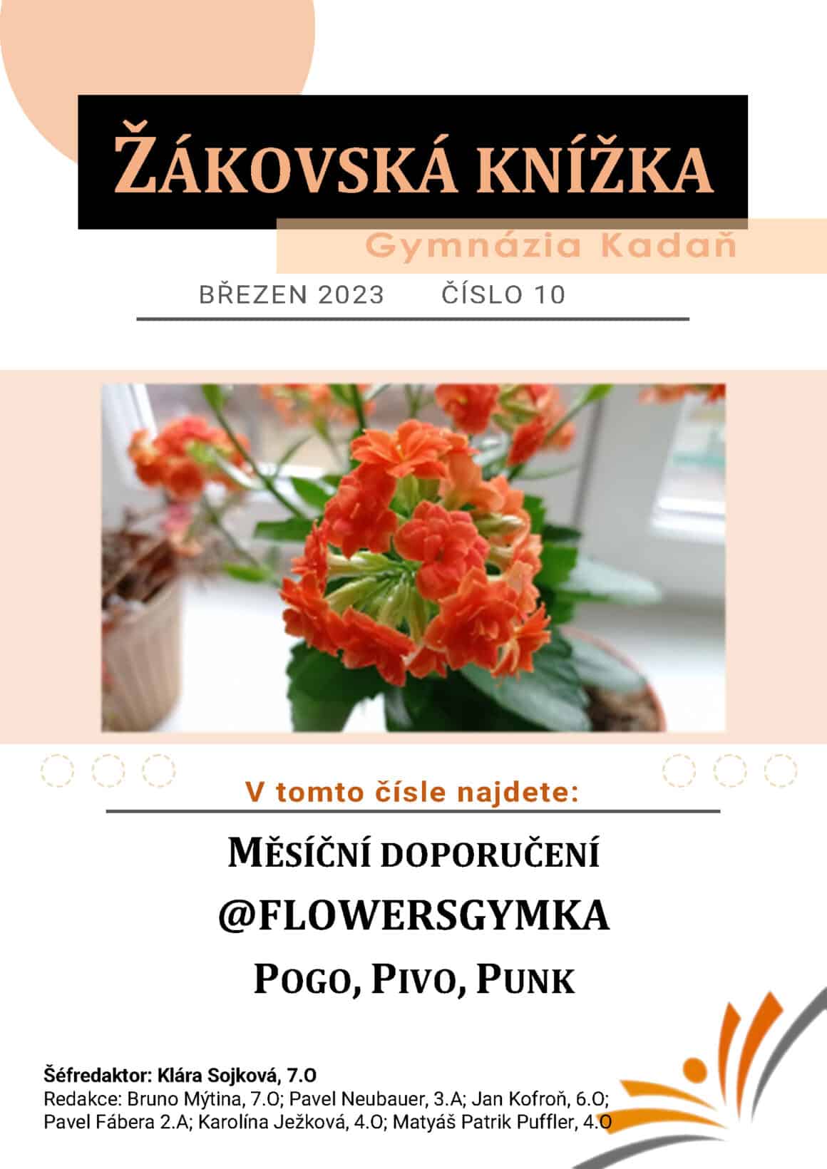 ŽÁKOVSKÁ KNÍŽKA (ŽÁKAJDA) „Od studentů pro studenty“ č. 10/2023