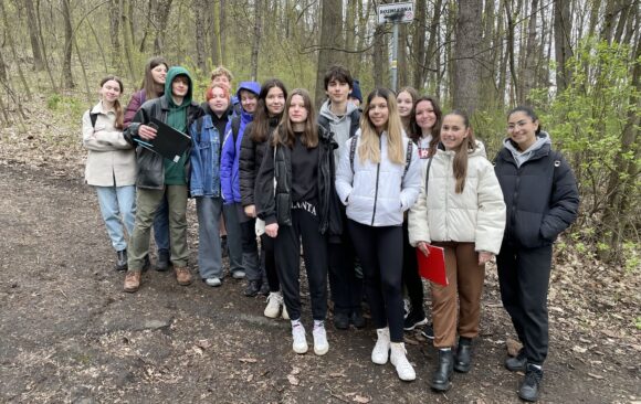 Biologické terénní cvičení kvinty na Svatém kopečku