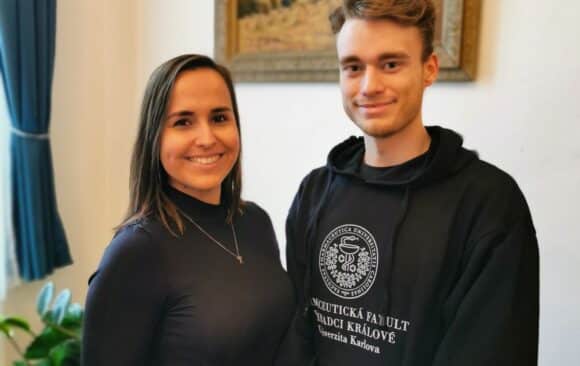 Ondřej Klusák student Farmaceutické fakulty Univerzity Karlovy