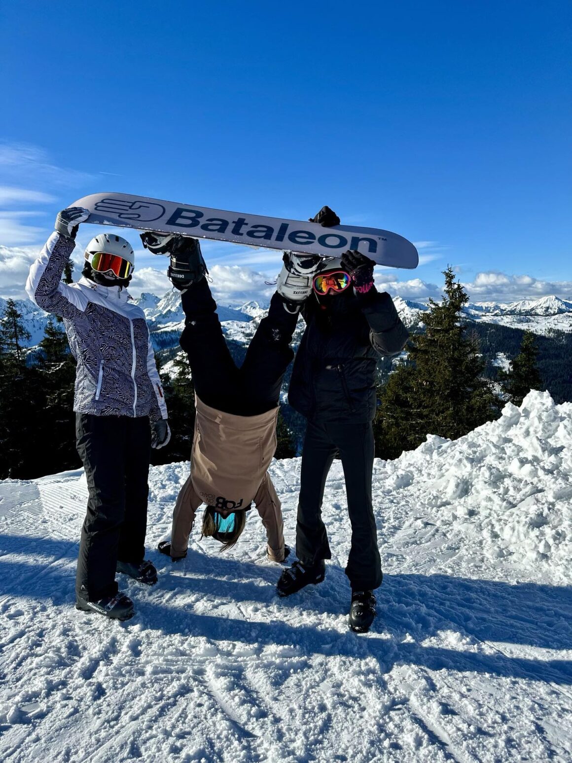 Lyžovačka v Alpách