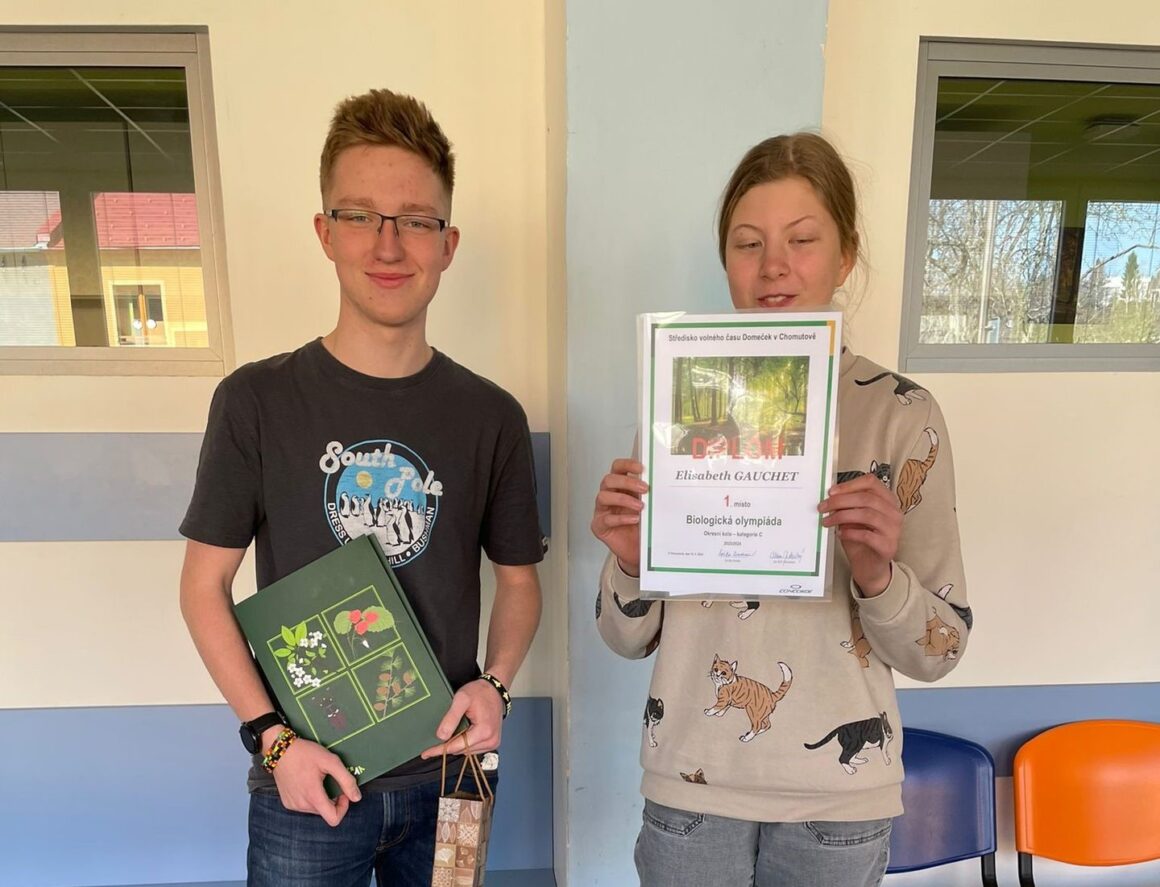 Zlatá z okresu z biologické olympiády