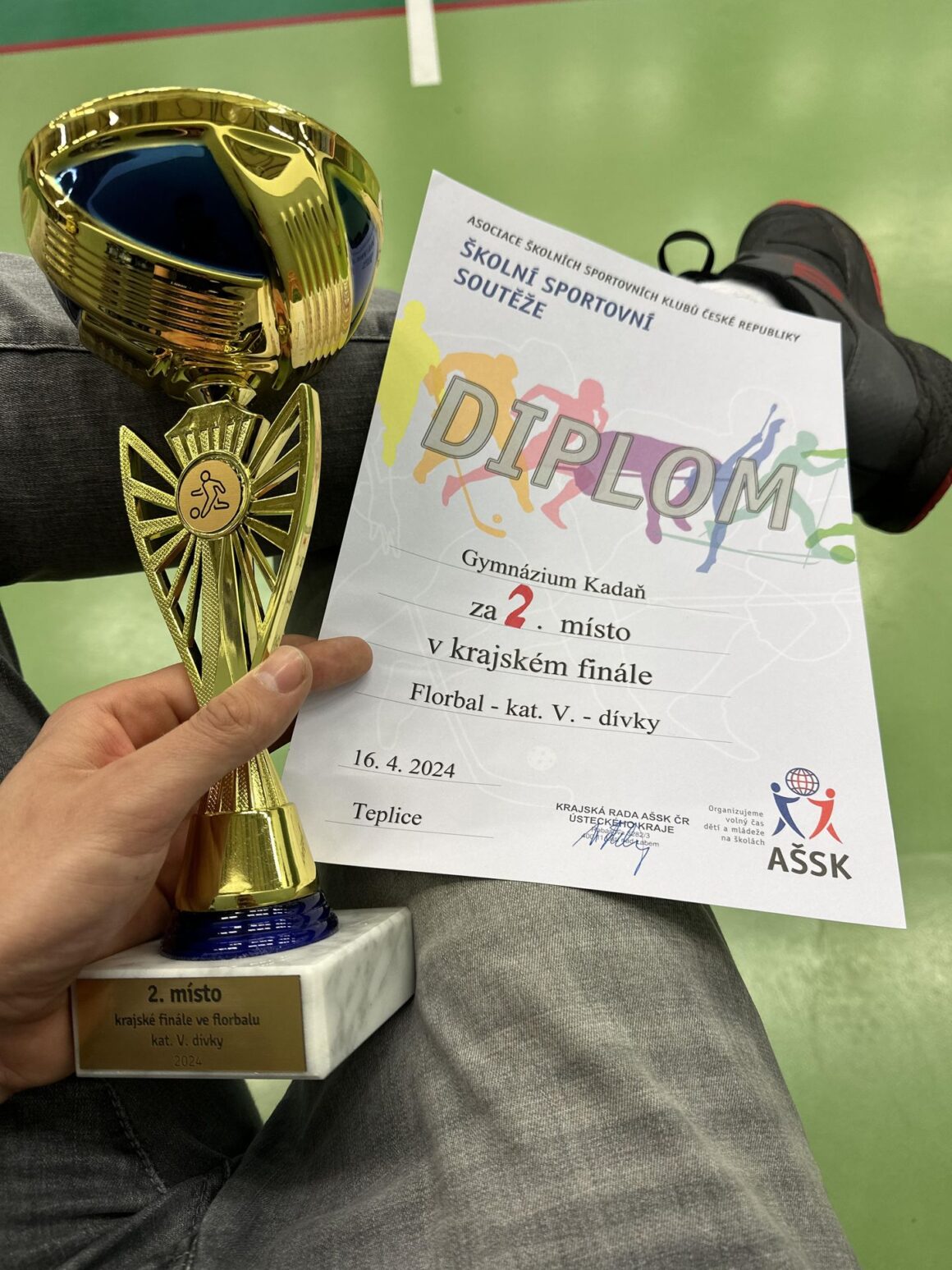 stribrné-v-kraji-ve-florbale-2024-4 Druhé nejlepší v kraji ve florbale