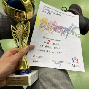 Druhé nejlepší v kraji ve florbale