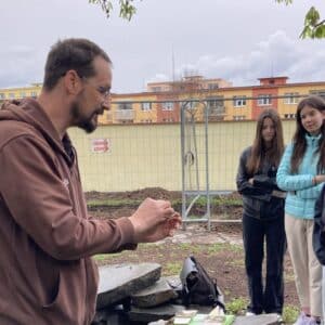 Za archeologem na bývalý kadaňský protestantský hřbitov