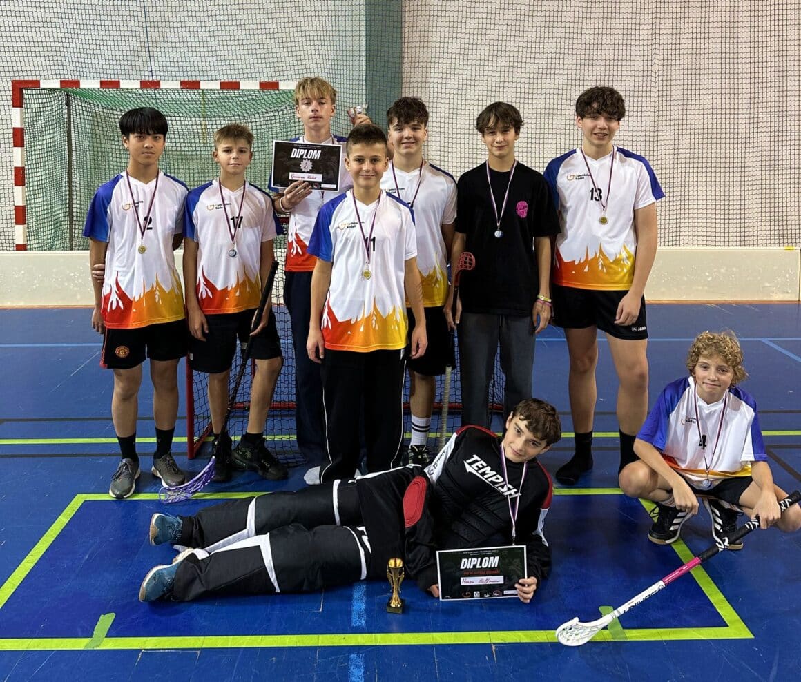 Stříbrní florbalisté