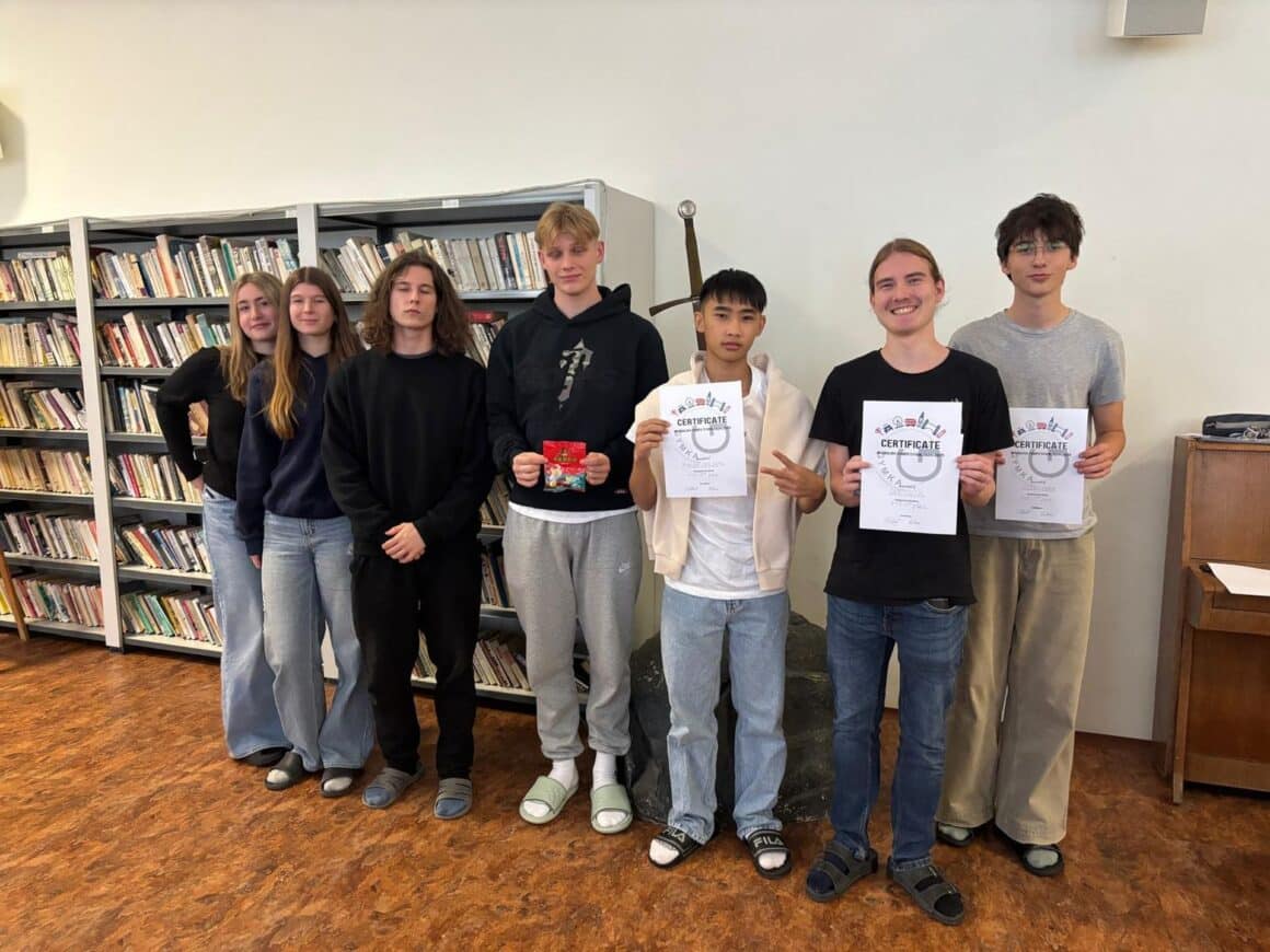 Vítězové a vítězky školního kola v anglickém jazyce