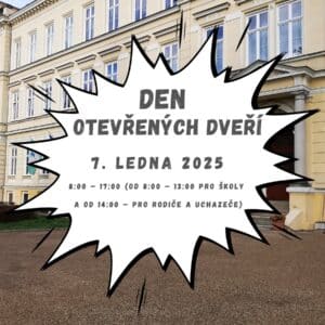 Den otevřených dveří 7. 1. 2025