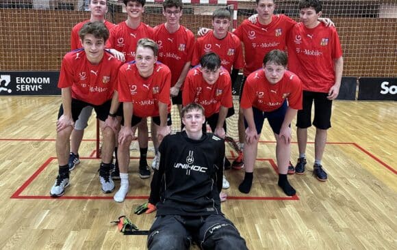 Stříbrní florbalisti