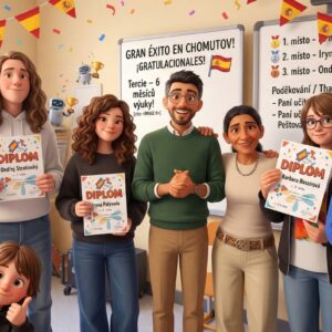 Úspěch ve španělštině v okresním kole