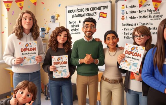 Úspěch ve španělštině v okresním kole